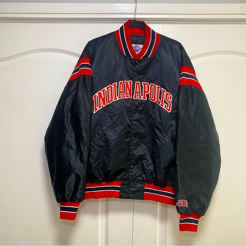 Men’s Vintage Indianapolis Professional Baseball Nylon Jacket Size XL